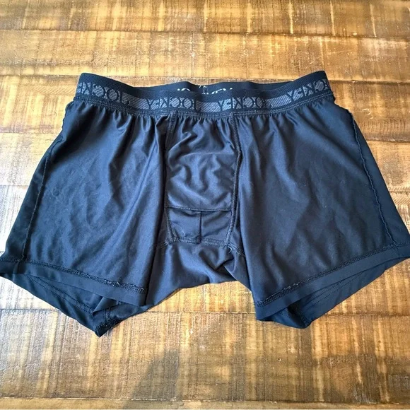 Jockey Black Men’s Boxer Briefs with Branded Waistband - Picture 4 of 7